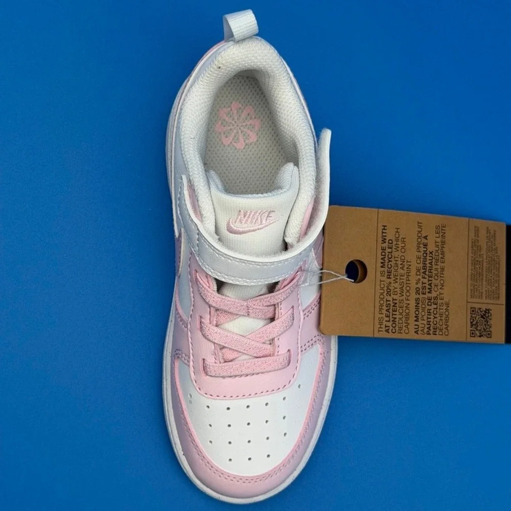 Nike Court Borough Low Recraft White Pink Foam DV5458-105 10C